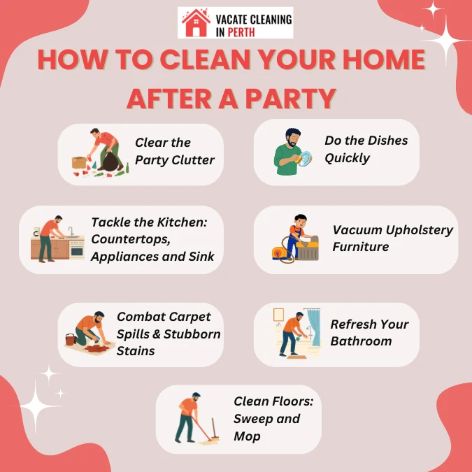 How to Clean Your Home After a Party